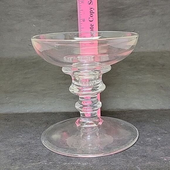 Vintage 1940's Cambridge Glass Clear Candleholder - Picture 2 of 4
